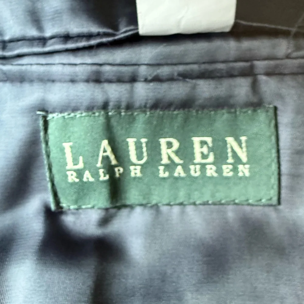 RALPH LAUREN 100% Camel Hair 2 button Classic Blue Sport Coat Size 48R
